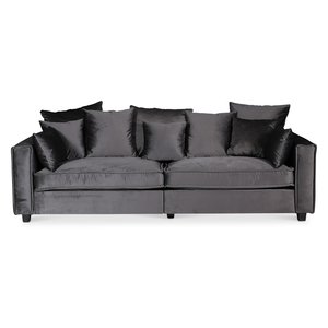 Brandy Loungesoffa 3-sits soffa - mörkgrå -Soffor - 4-sits soffor