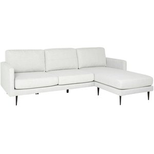 Laholms soffa med vändbar divan - Ljusbeige - Tygsoffor