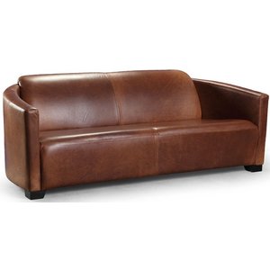 Corniche Vintage 3-sits lädersoffa -Soffor - Skinnsoffor
