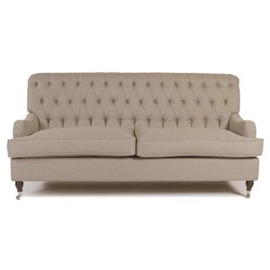 Howard Hamilton Southampton 3-sits soffa 195 cm - Beige -Soffor - Howardsoffor