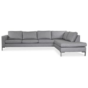 Nova 3-sits soffa med öppet avslut - Höger + Möbelvårdskit för textilier - Hörnsoffor