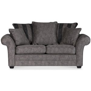 Eriksberg 2-sits soffa - Grå/brunt mönster + Matt- och textilrengöring - 2-sits soffor