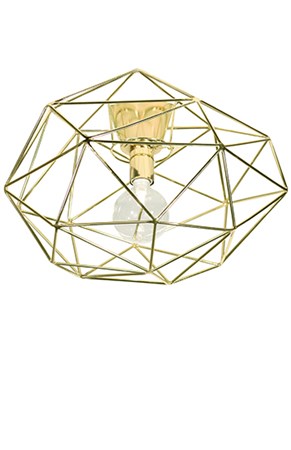Plafond Diamond Mässing - Globen Lighting - bild