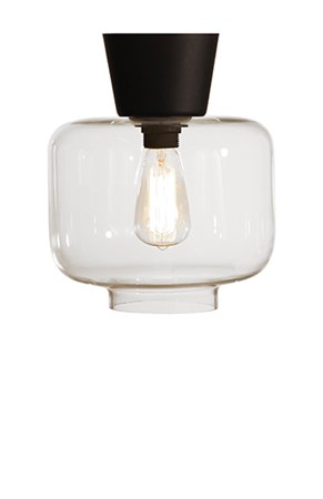 Plafond Ritz Klar/Svart - Globen Lighting - bild