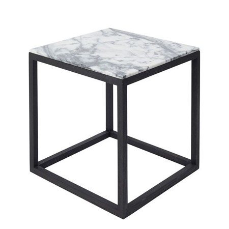 Cube Sidobord Small Marmor Svart - Kristina Dam Studio - bild