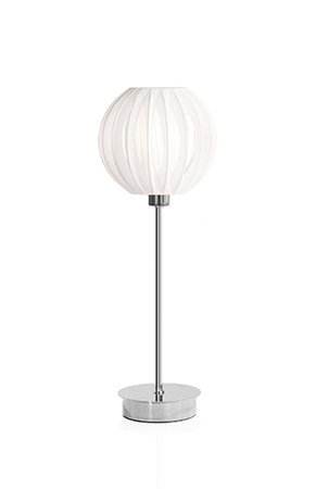 Bordslampa Plastband Vit/Krom - Globen Lighting - bild
