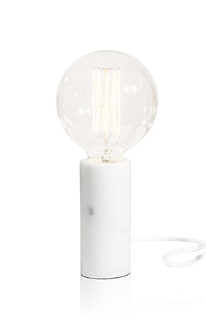 Bordslampa Marmor Vit - Globen Lighting - bild