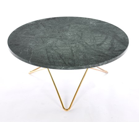 Big O table matbord Green indio/brass - OX DENMARQ - bild