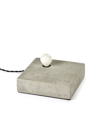 Bords/Vägglampa Singel Cement 20x20 - Serax - bild