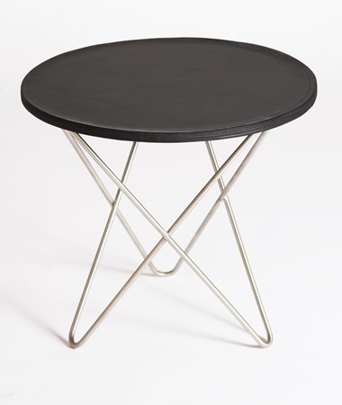 Mini o-table Läder sidobord - OX DENMARQ - bild