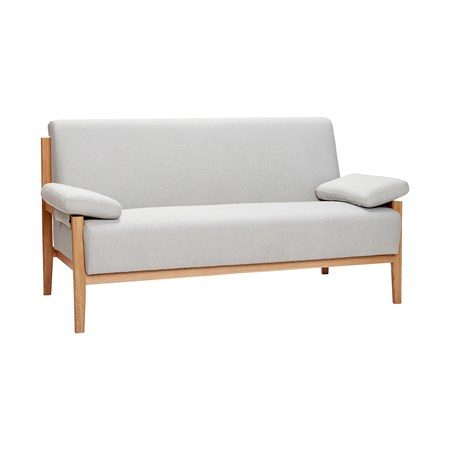 2-sits soffa 160x81x83 cm Blå - Hübsch - bild