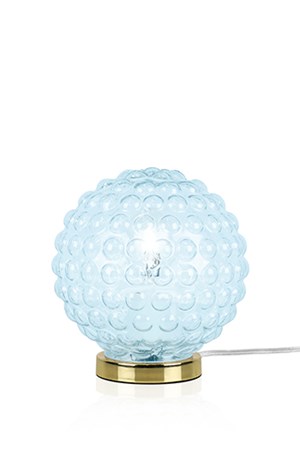 Bordslampa Spring Ljusblå/Mässing - Globen Lighting - bild