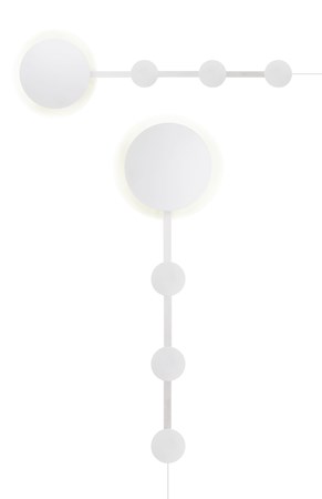 Wally Vägglampa Vit - Globen Lighting - bild
