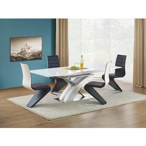 Bonita matbord 160-220 cm - Vit högglans - Övriga matbord