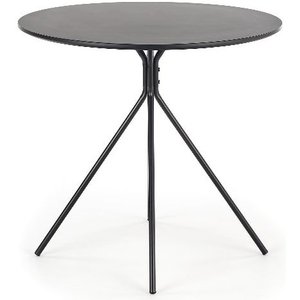 Brooks matbord Ø80 cm - Svart - Ovala & Runda bord