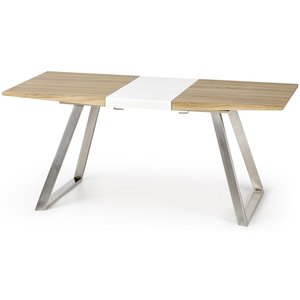 Cajsa matbord 130-170 cm - Vit/ek - Övriga matbord