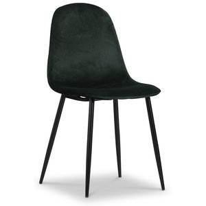 4 st Carisma stol - Mörkgrön sammet - Klädda & stoppade stolar