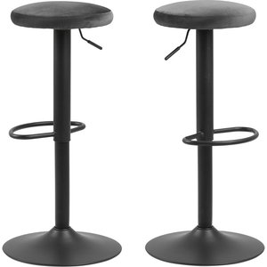 2 st Finch barstol - Svart/mörkgrå - Barstolar