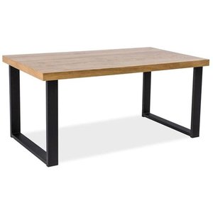 Aubrianna 150 cm matbord - Svart/ek - Övriga matbord