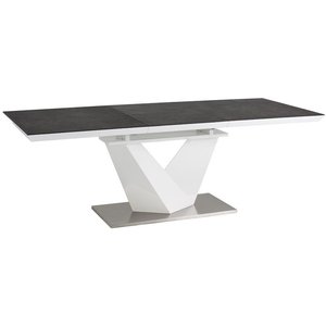 Taylor matbord 140-200 cm - Vit/svart - Övriga matbord
