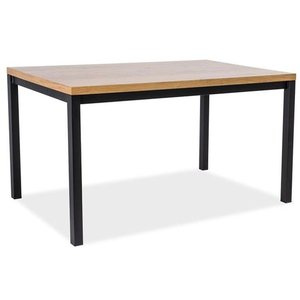 Whisper 180 cm matbord - Svart/ek - Övriga matbord