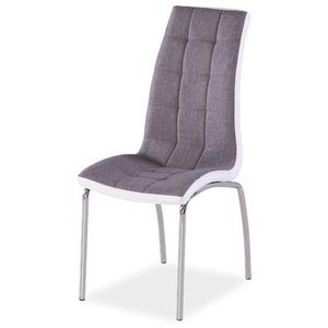 2 st Anabelle matstol - Grå/vit - Klädda & stoppade stolar