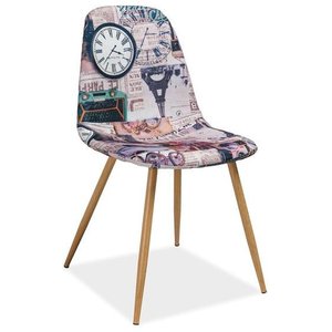 4 st Hemingway Paris matstol - Multifärgad - Klädda & stoppade stolar