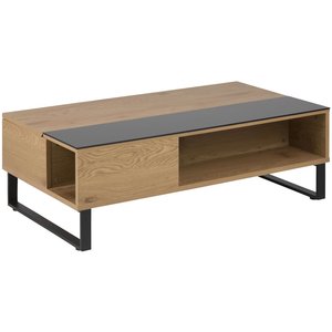 Azalea soffbord 110 x 60 cm - Ek/svart - Soffbord i trä