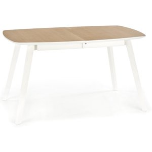 Rosemarie utdragbart matbord 135-185 cm - Ek/vit - Övriga matbord