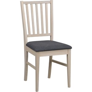 2 st Scarlett stol - Whitewash ek/grå - Trästolar
