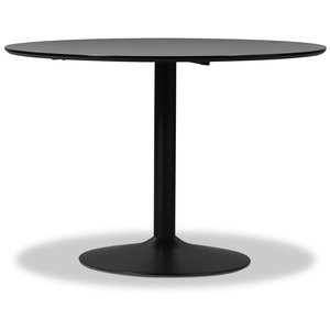 Seat matbord högtryckslaminat ø110 cm - Svart - Ovala & Runda bord