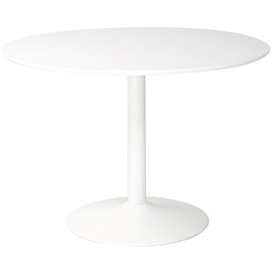 Seat matbord högtryckslaminat ø110 cm - Vit - Ovala & Runda bord
