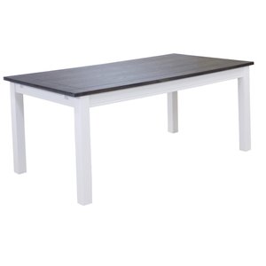 Skagen matbord 140 cm - Vit/Brunbetsad ek - Övriga matbord