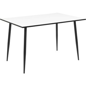 Wilma matbord 120 cm - Vit/svart - Övriga matbord