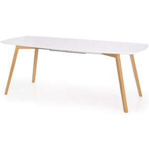 Winthrop utdragbart matbord 150-200 cm - Vit/ek -Matbord - Bord