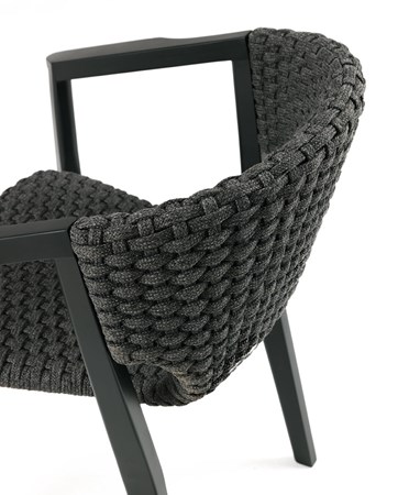 Knit stol med armstöd - Ethimo - bild