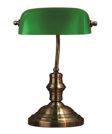 Bankers Bordslampa Grön 42cm - Markslöjd - bild