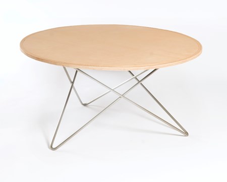 O-table leather soffbord - OX DENMARQ - bild