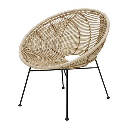 Rotting Lounge Chair Natural - HKliving - bild