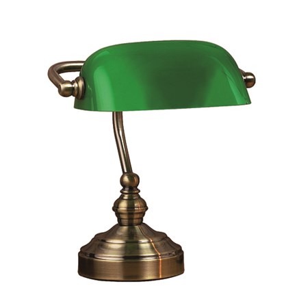Bankers Bordslampa Grön 25cm - Markslöjd - bild