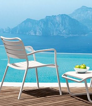 Ocean Lounge stol med Armstöd - Ethimo - bild