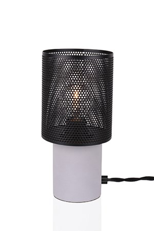 Bordslampa Rumble Betong / Mattsvart - Globen Lighting - bild