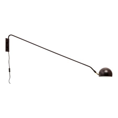 Vägglampa Svart/Mässing - Hübsch - bild