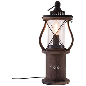 1898 bordslampa - Mörk trä -Lampor - Bordslampor