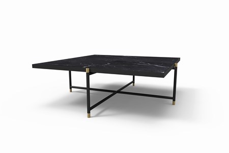 Handvärk soffbord med mässing - Handvärk - bild