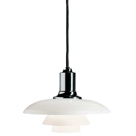 PH 2/1 Pendel Vit/Krom - Louis Poulsen - bild