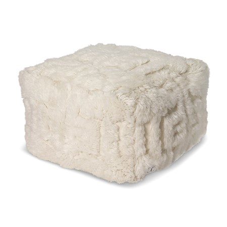 Puff Casablanca Vit 55x55 cm - Classic collection - bild