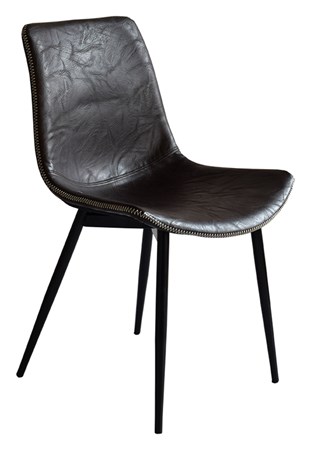 Madrid Stol mörkbrun/svart 2-pack - RGE - bild