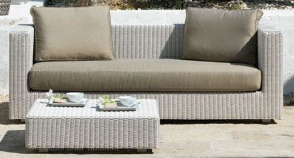 Cube vit soffa - Ethimo - bild