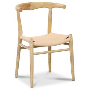 2 st Berit matstol - Natur / Repsits - Trästolar